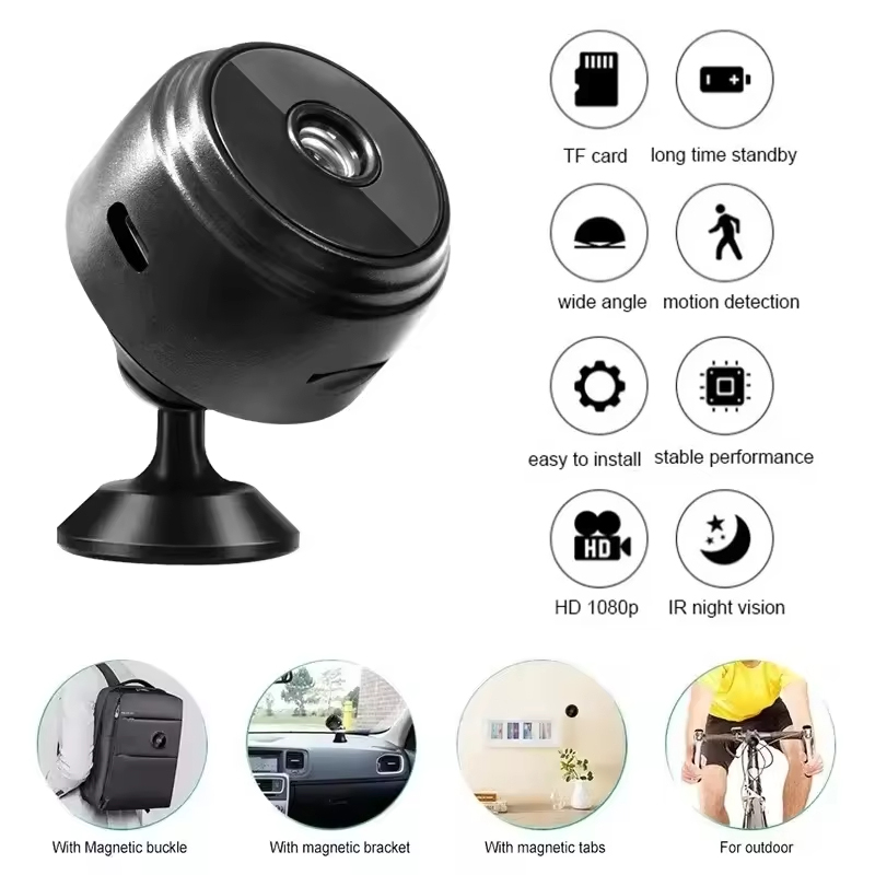 Home Security Tech - A9 Mini WiFi HD 1080P Güvenlik
