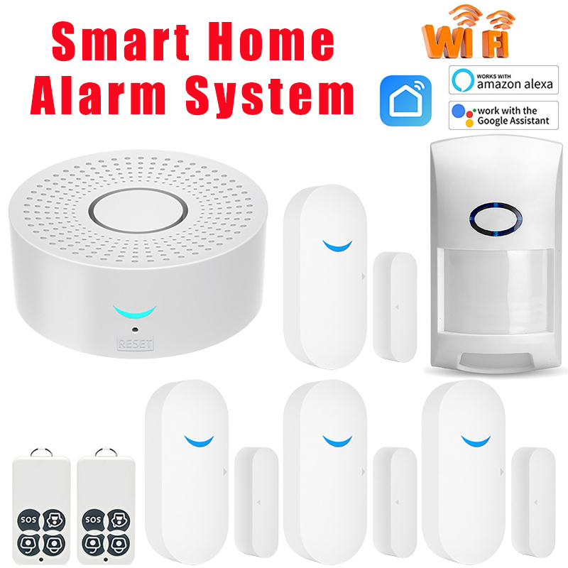 Home Security Alarm System - 433MHz Akıllı Ev Tuya WiFi Kapı