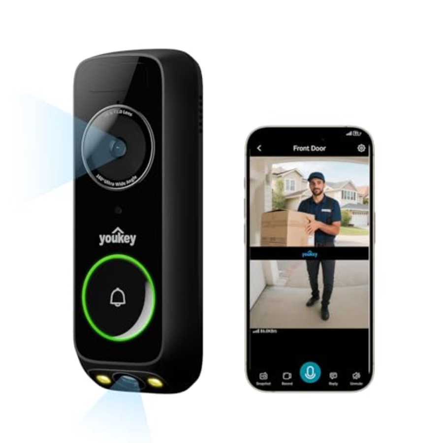 Home Security Cameras No Subscription - Ev güvenliği için kablosuz kapı zili