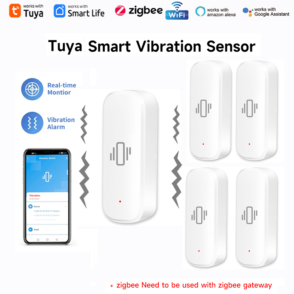 Tuya WiFi Zigbee Akıllı Titreş - Home Security Alarm incelemesi ve fiyatı
