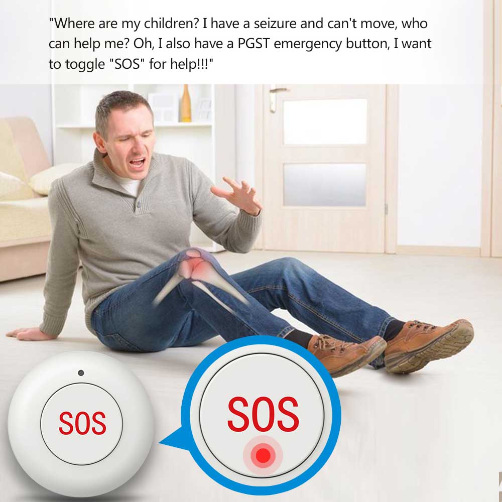 Kablosuz SOS Düğmesi Akıllı Ev - Home Security Alarm System incelemesi ve fiyatı
