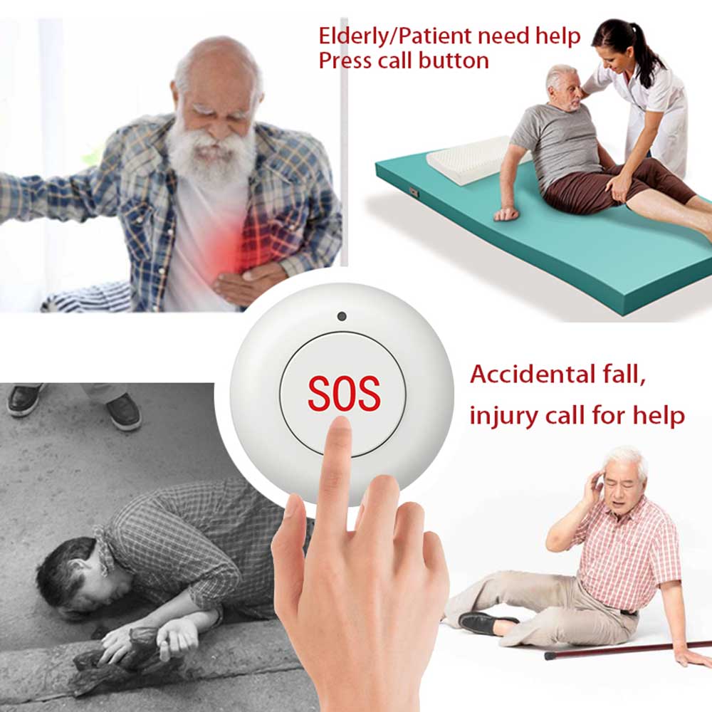 Kablosuz SOS Düğmesi Akıllı Ev - Home Security Alarm System incelemesi ve fiyatı