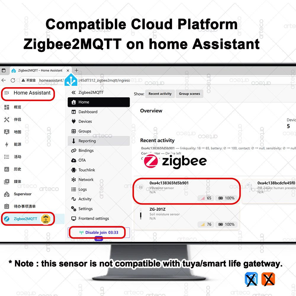 Akıllı ZigBee 3.0 Titreşim Sen - Home Security Alarm incelemesi ve fiyatı