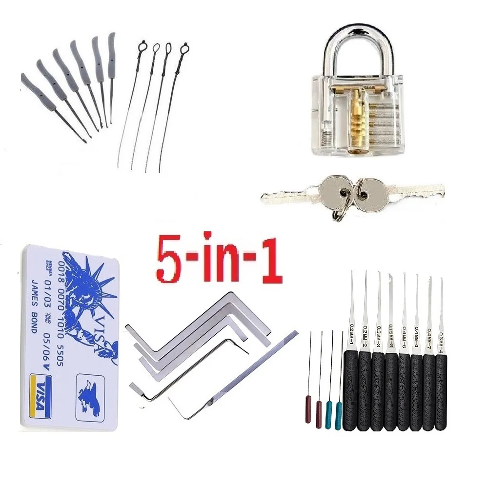 5IN1 Kırık kilit çıkarma aracı - Lock Picking Set incelemesi ve fiyatı