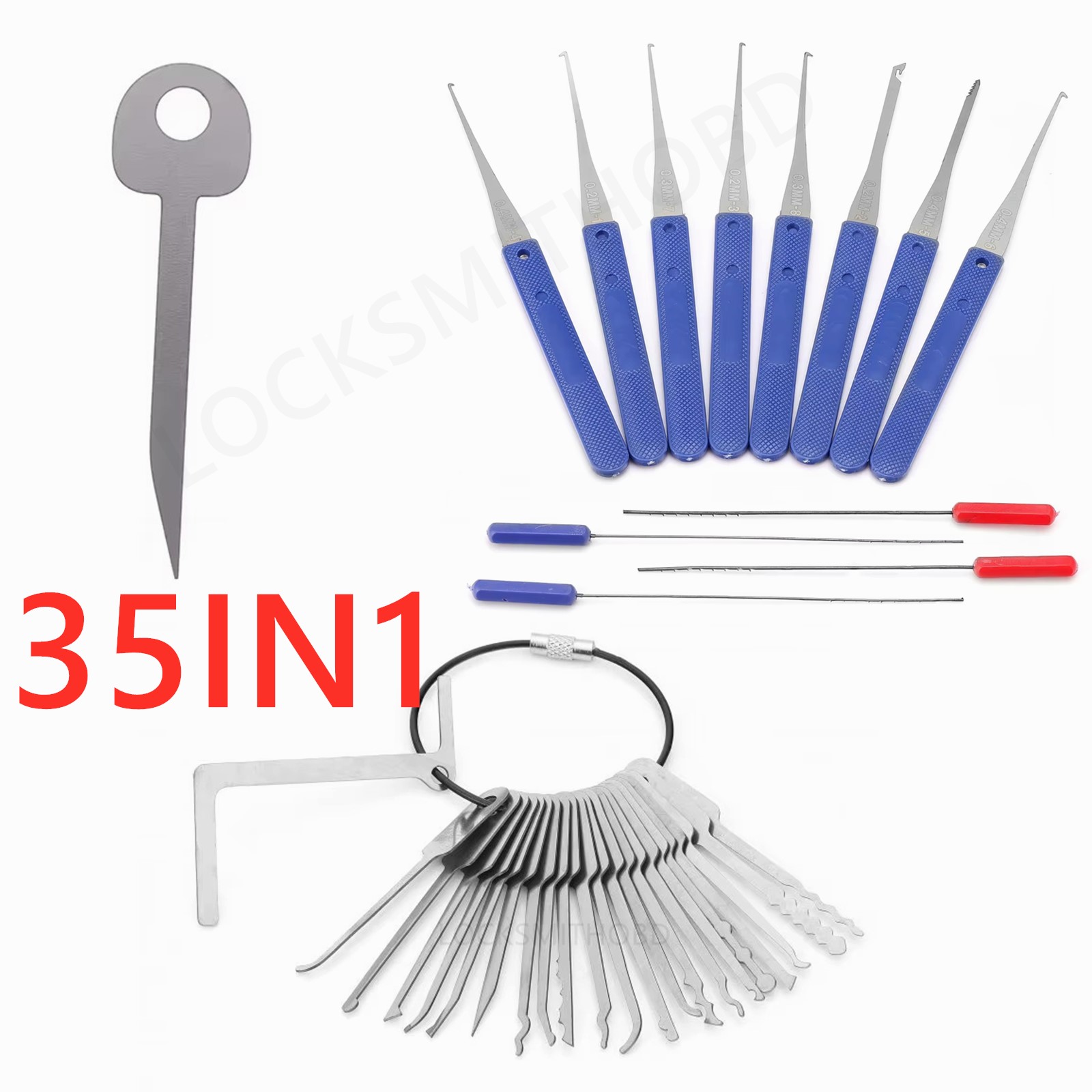 35 Parça Kırık Anahtar Çıkarma - Lock Picking Set incelemesi ve fiyatı