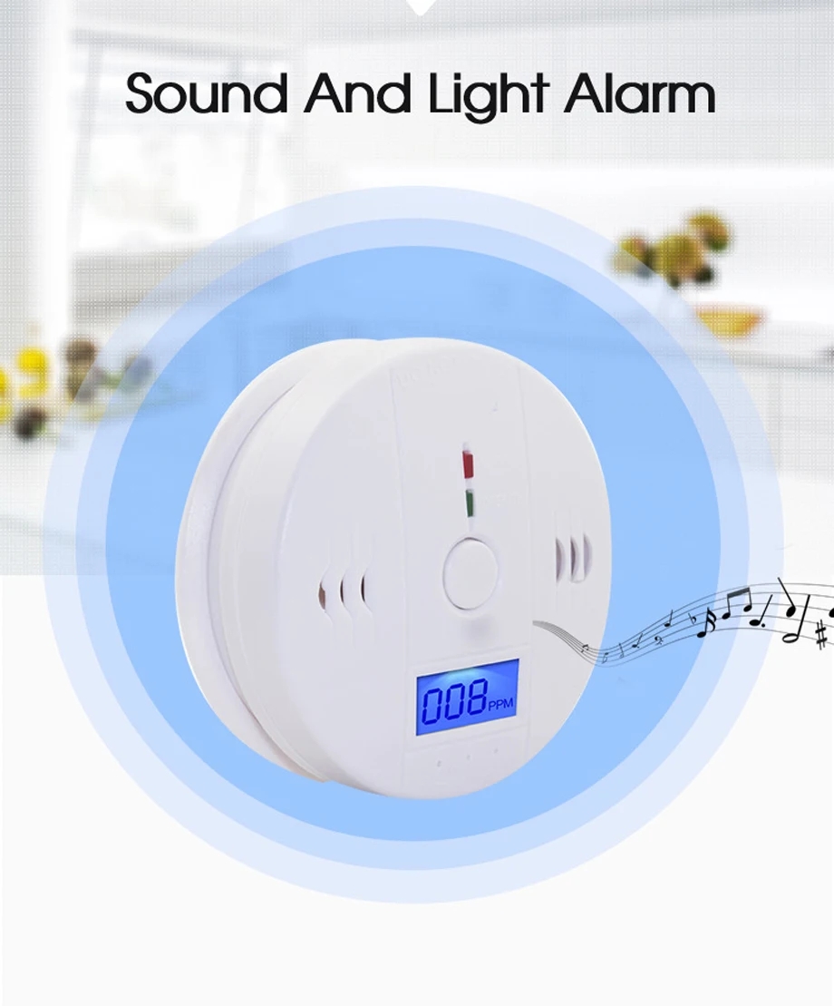 Co Ppm Dedektörü Uyarı sireni  - Home Security Alarm incelemesi ve fiyatı