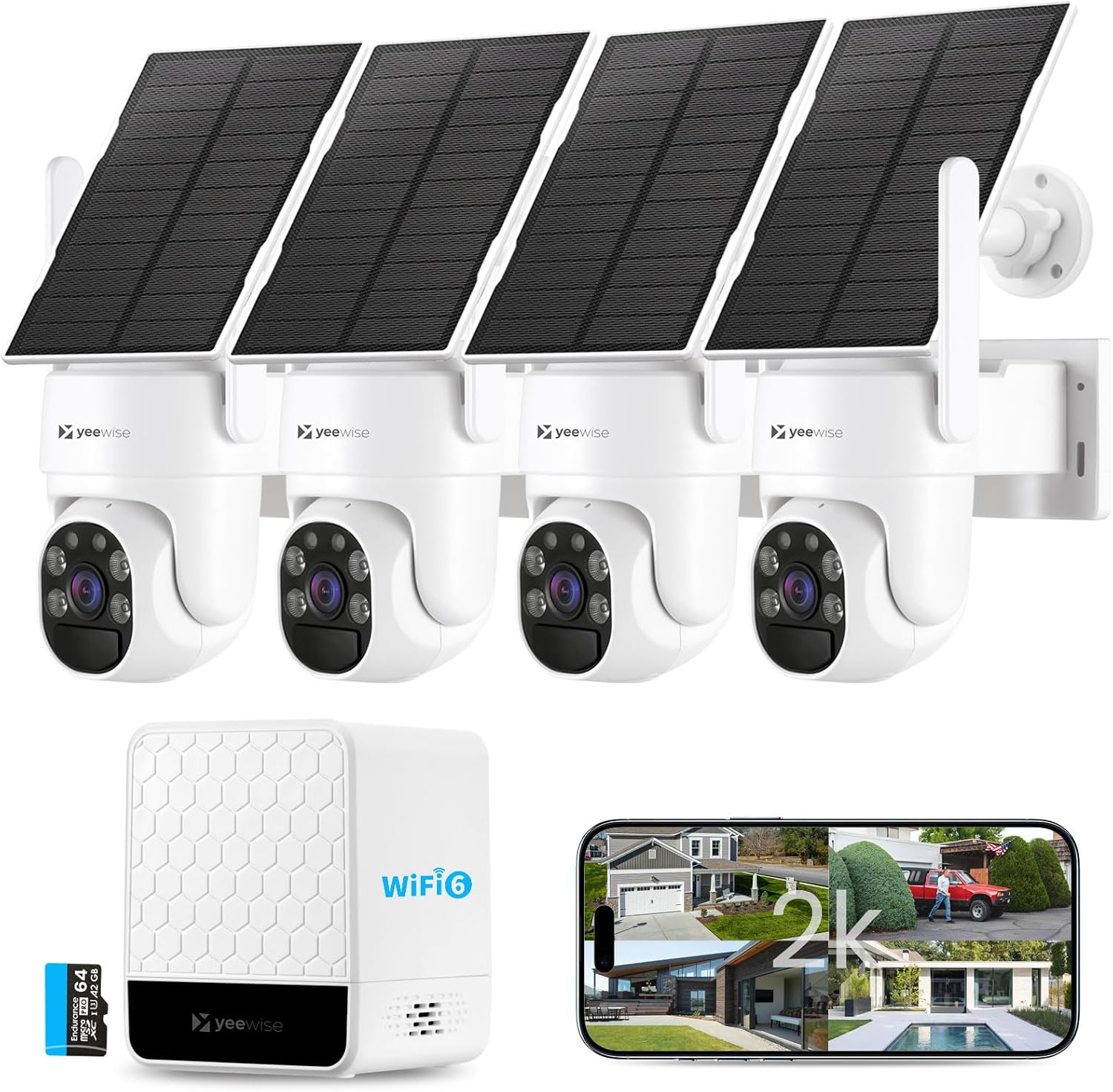 Kablosuz Dış Mekan Güneş Enerj - Home Security Cameras No Subscription incelemesi ve fiyatı