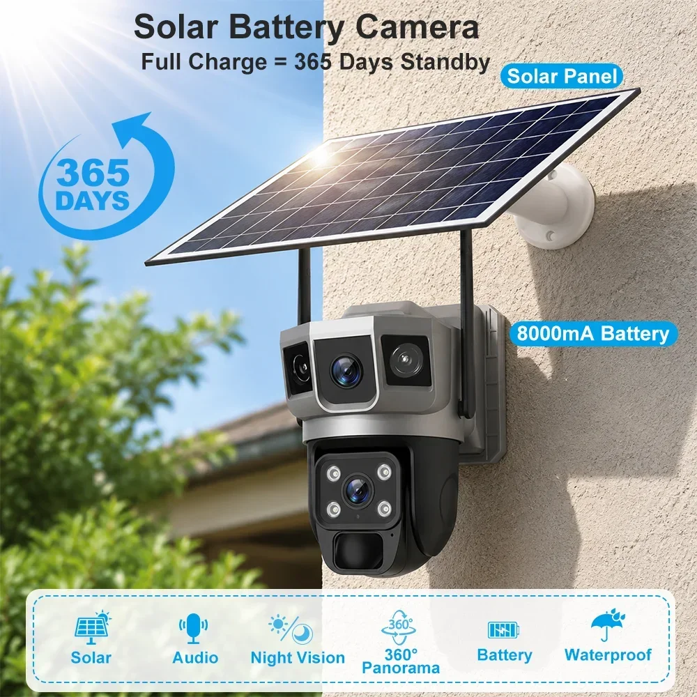V380 4K 3 Ekranlı 4G Kamera Gü - Home Security Tech incelemesi ve fiyatı