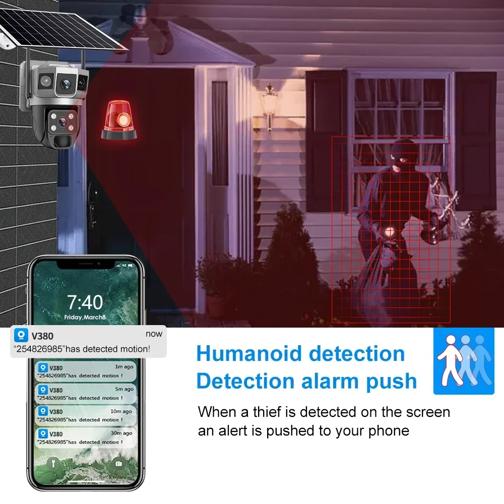 V380 4K 3 Ekranlı 4G Kamera Gü - Home Security Tech incelemesi ve fiyatı