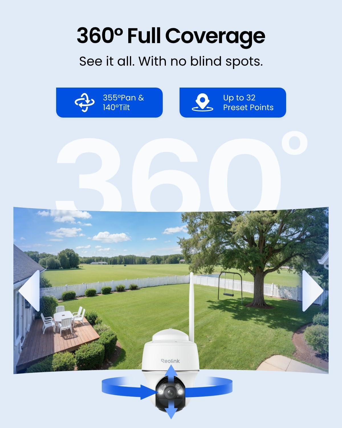 360 Derece Dönebilen Güneş Ene - Home Security Cameras No Subscription incelemesi ve fiyatı