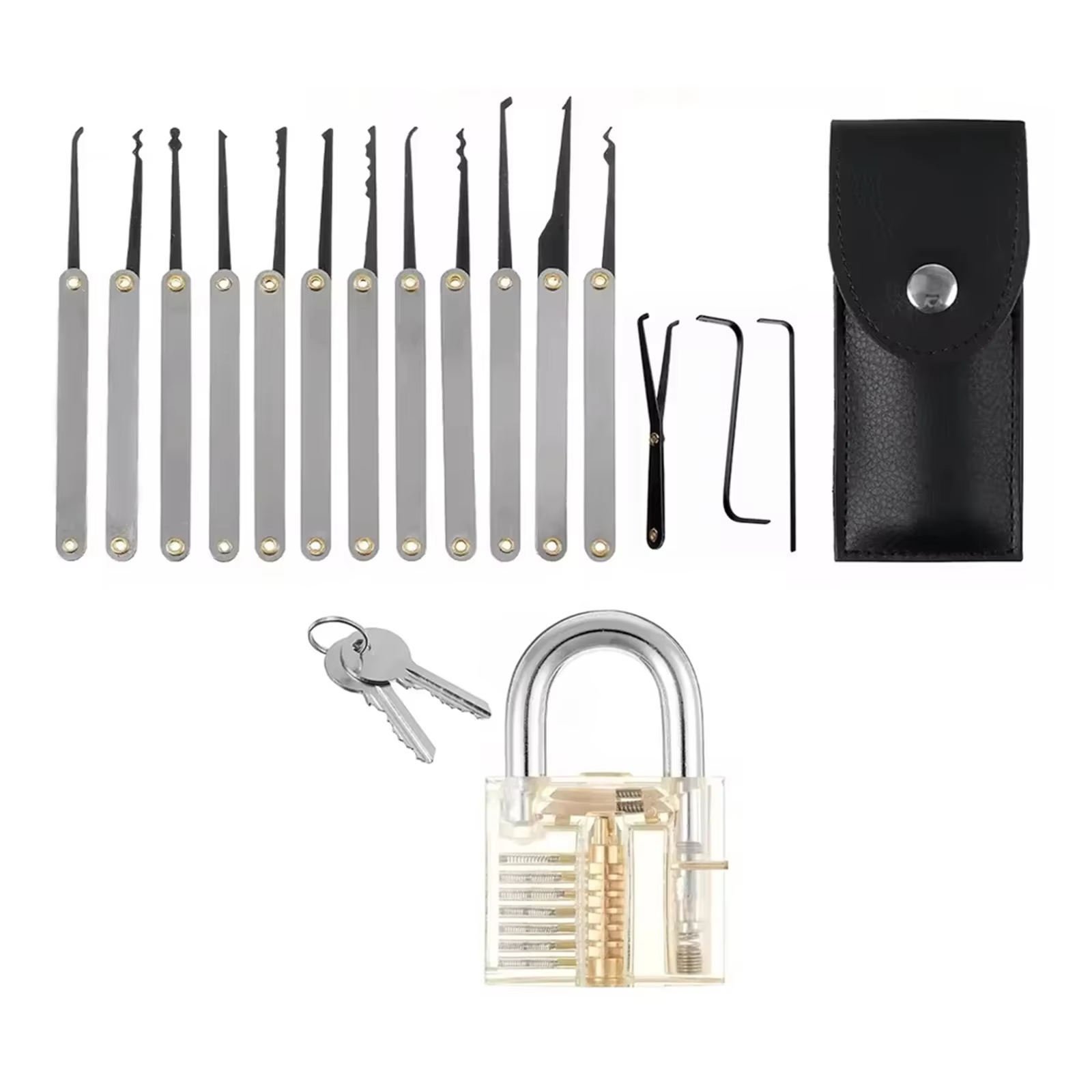 15 Parça Çok Fonksiyonlu Alet  - Lock Picking Set incelemesi ve fiyatı
